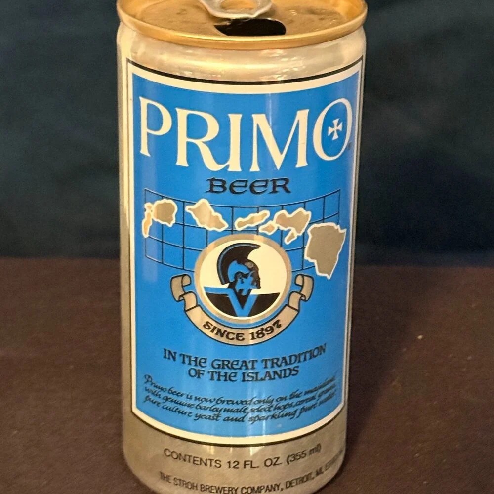 Primo Hawaiian vintage beer can